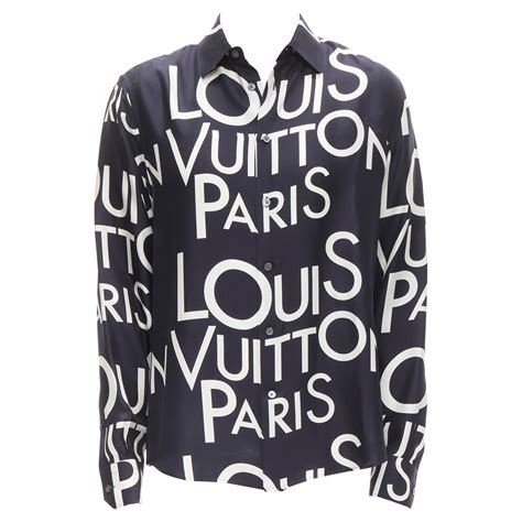 louis vuitton silk button up shirt|Louis Vuitton shirt price.